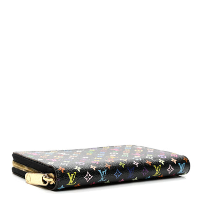 Louis Vuitton Monogram Multicolor Zippy Wallet Black Grenade 4 of 7