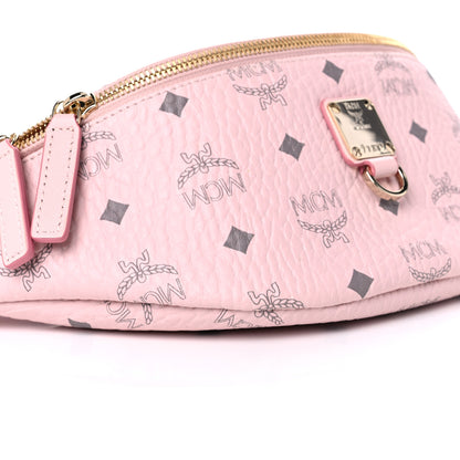 MCM Visetos Small Fusten Belt Bag Powder Pink 7 of 8