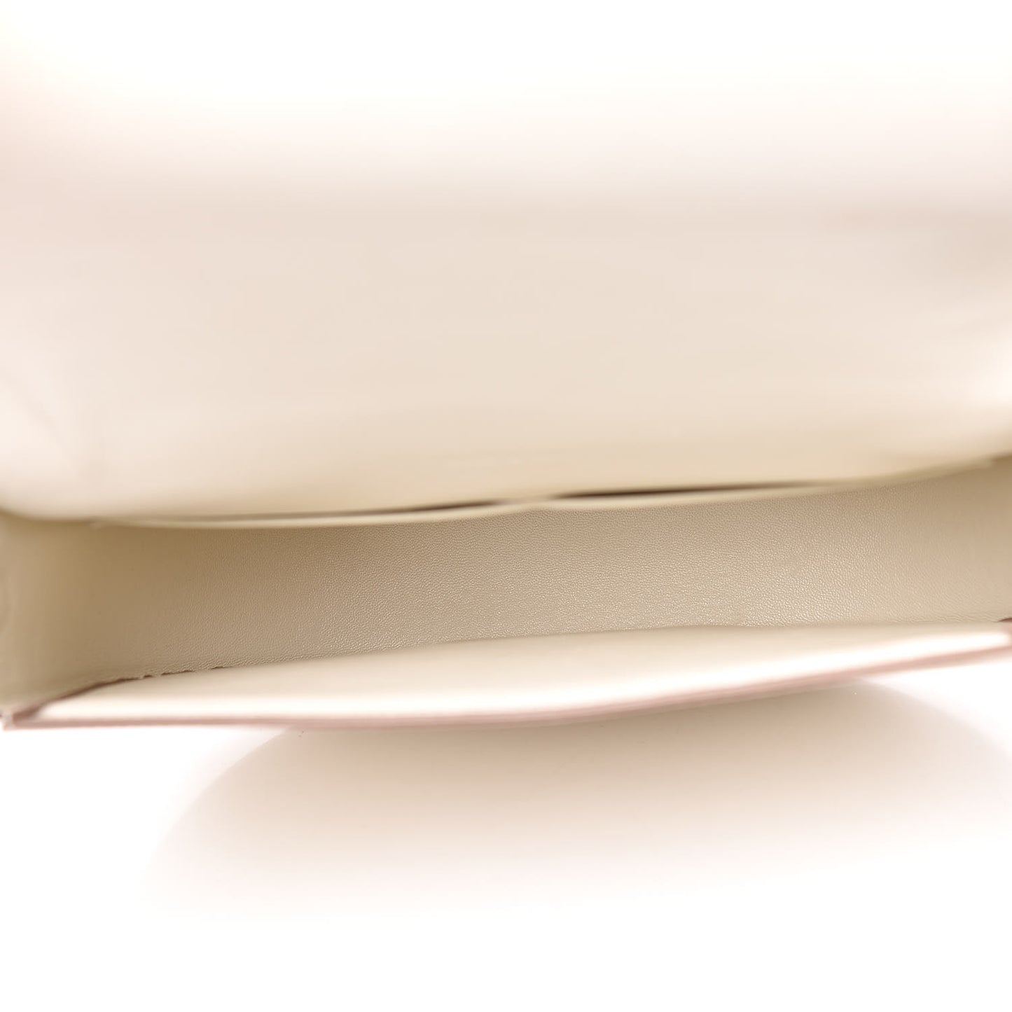 Grained Calfskin Compact Trotteur White