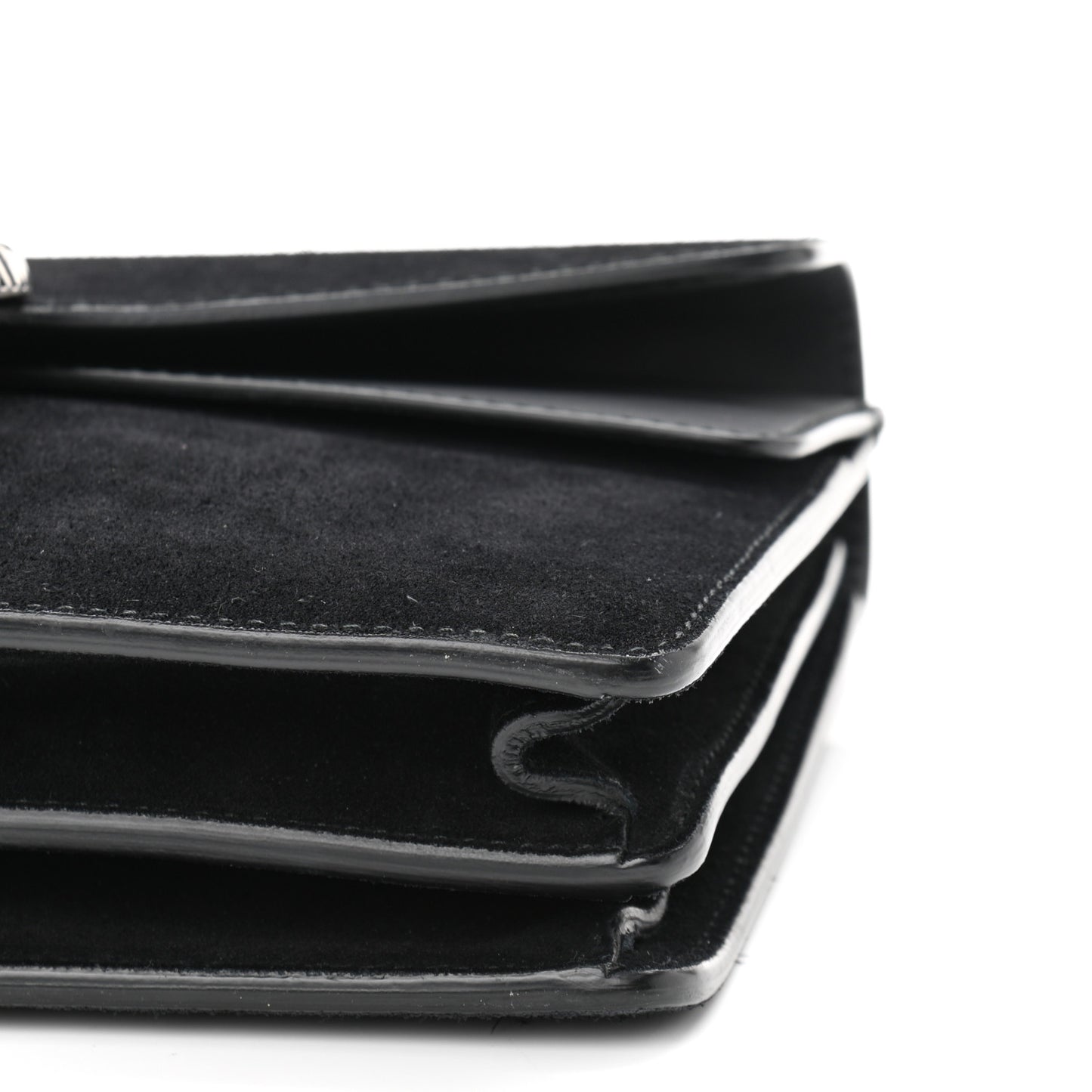 Suede Small Dionysus Shoulder Bag Black
