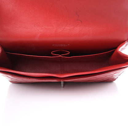 Chanel Patent Quilted Maxi Double Flap Red 5 of 18