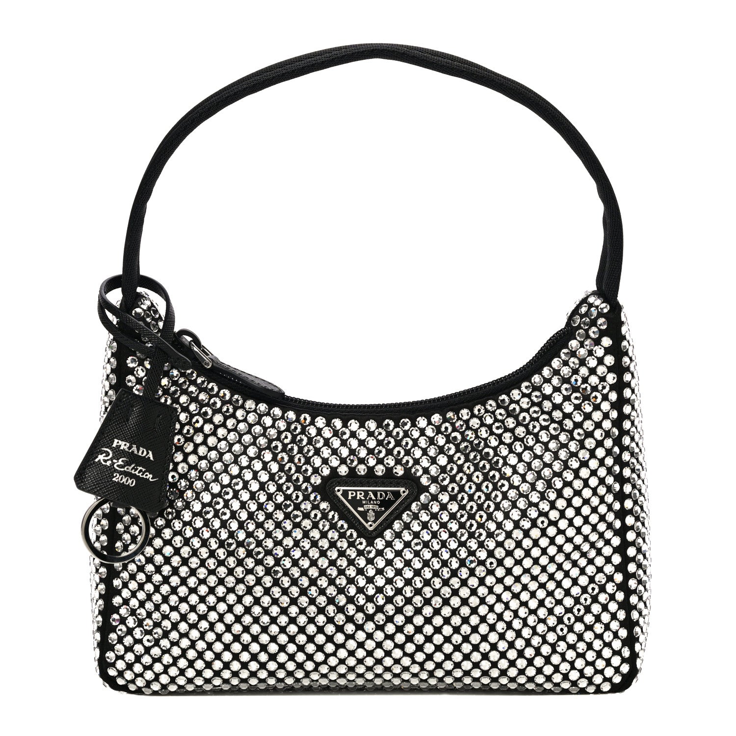 Prada Satin Crystal Mini Re-Edition 2000 Bag Cristal 1 of 11