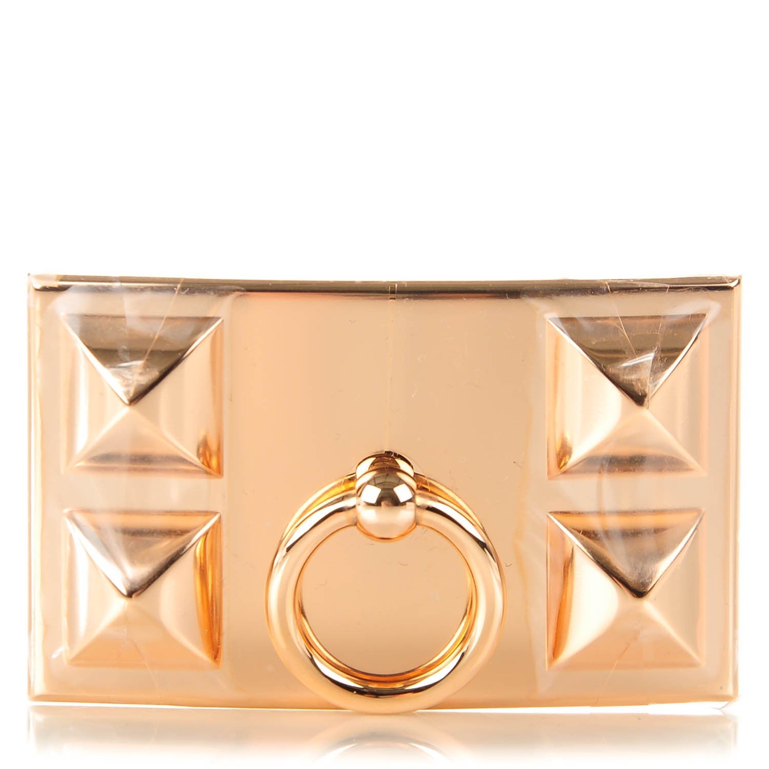 Hermes Collier de Chien 32mm Belt Buckle Rose Gold 1 of 6