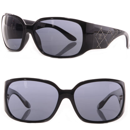 Chanel CC Quilted Swarovski Sunglasses 5080-B Black 1 of 4