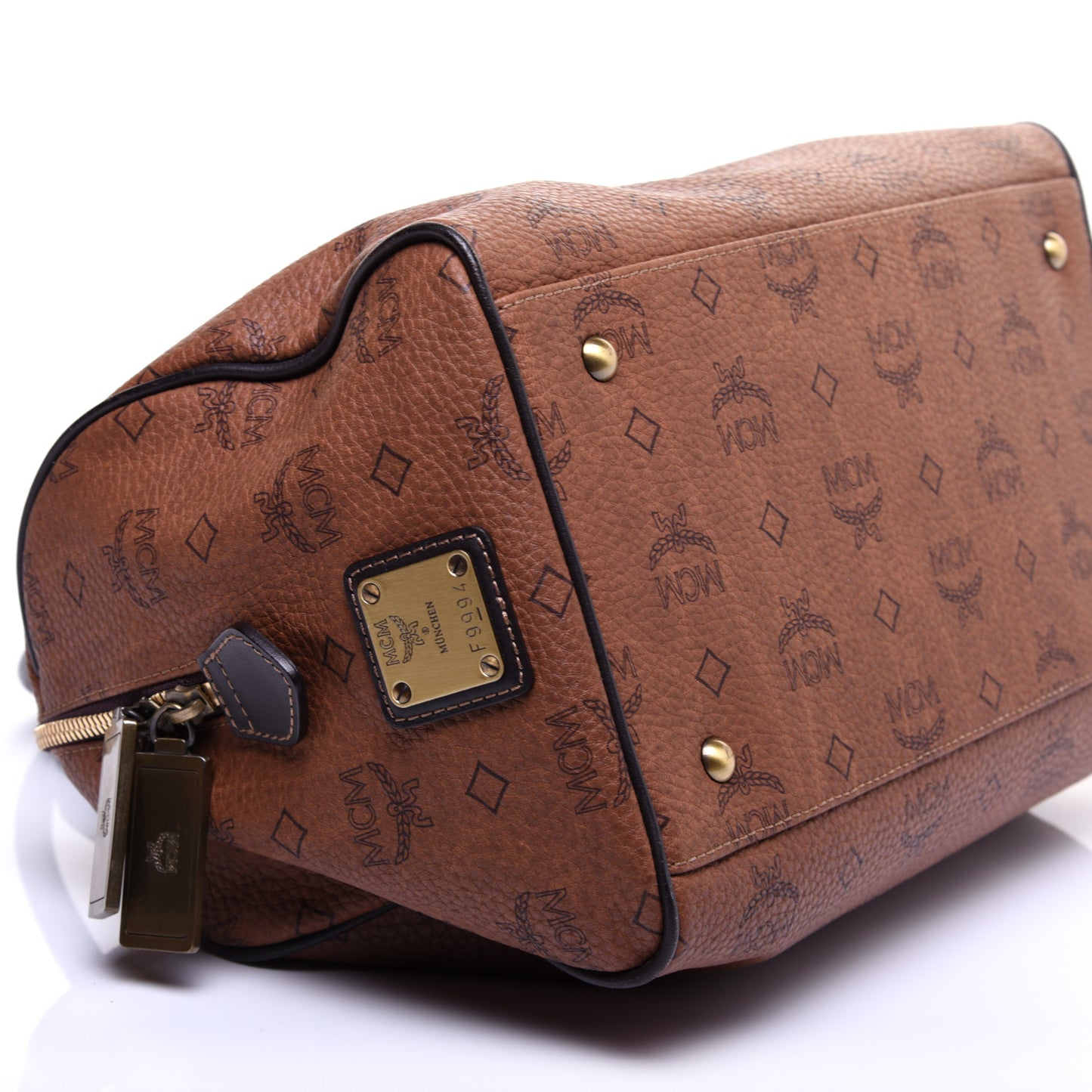Visetos Boston Bag Brown Black