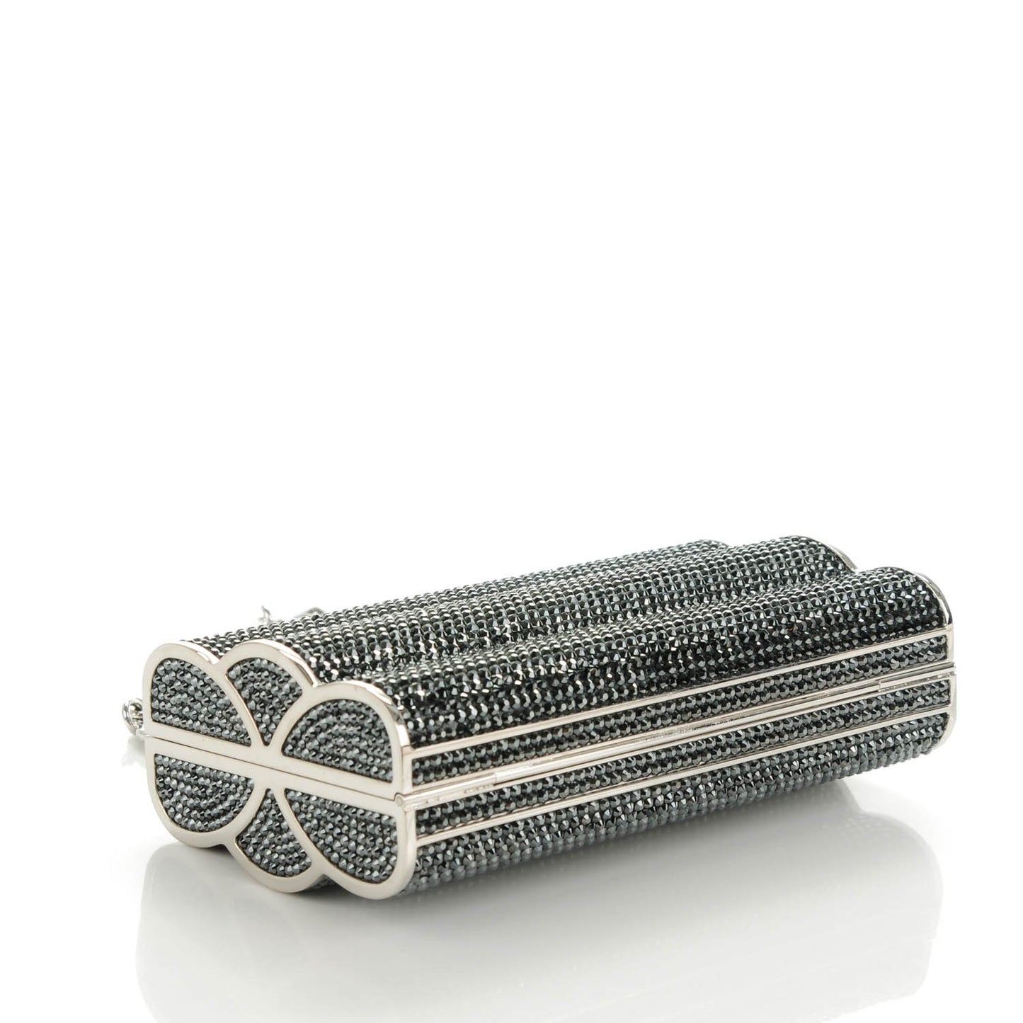 Swarovski Crystal Clutch Dark Grey