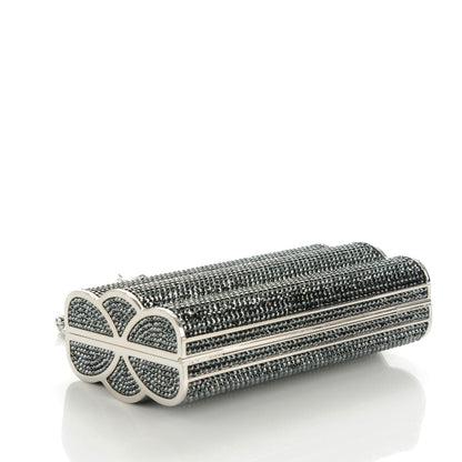 Judith Leiber Swarovski Crystal Clutch Dark Grey 4 of 7