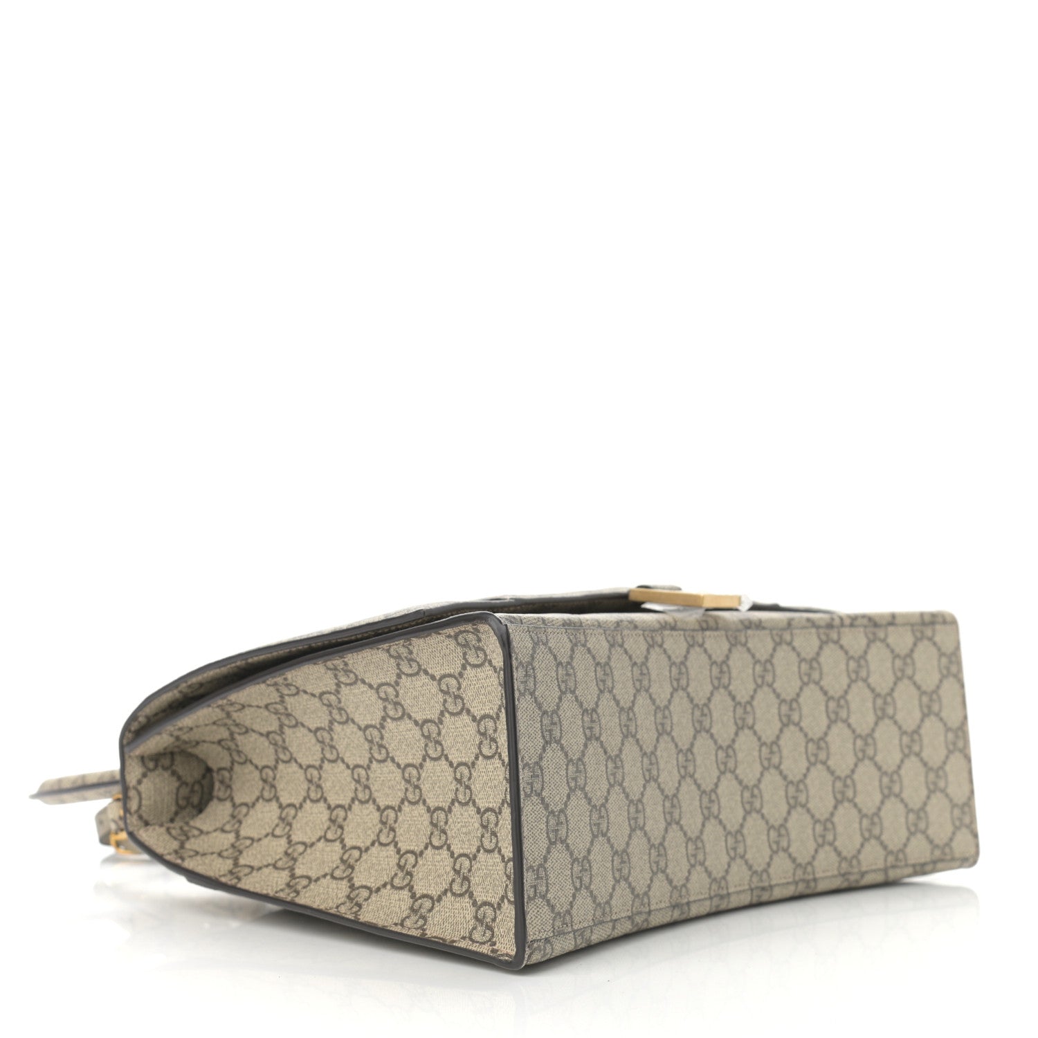 Balenciaga X GUCCI GG Supreme Monogram Medium Hourglass Top Handle Bag Beige Ebony 4 of 9