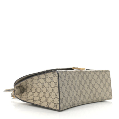 Balenciaga X GUCCI GG Supreme Monogram Medium Hourglass Top Handle Bag Beige Ebony 4 of 9
