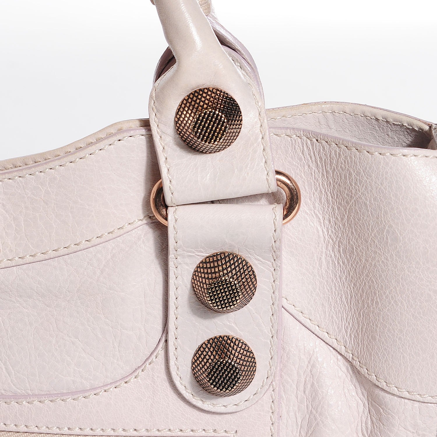 Balenciaga Agneau Giant 21 Rose Gold Hardware City Nacre 7 of 13