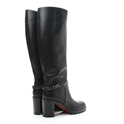 Christian Louboutin Calfskin Napoleo 70 Boots 39 Black 4 of 12