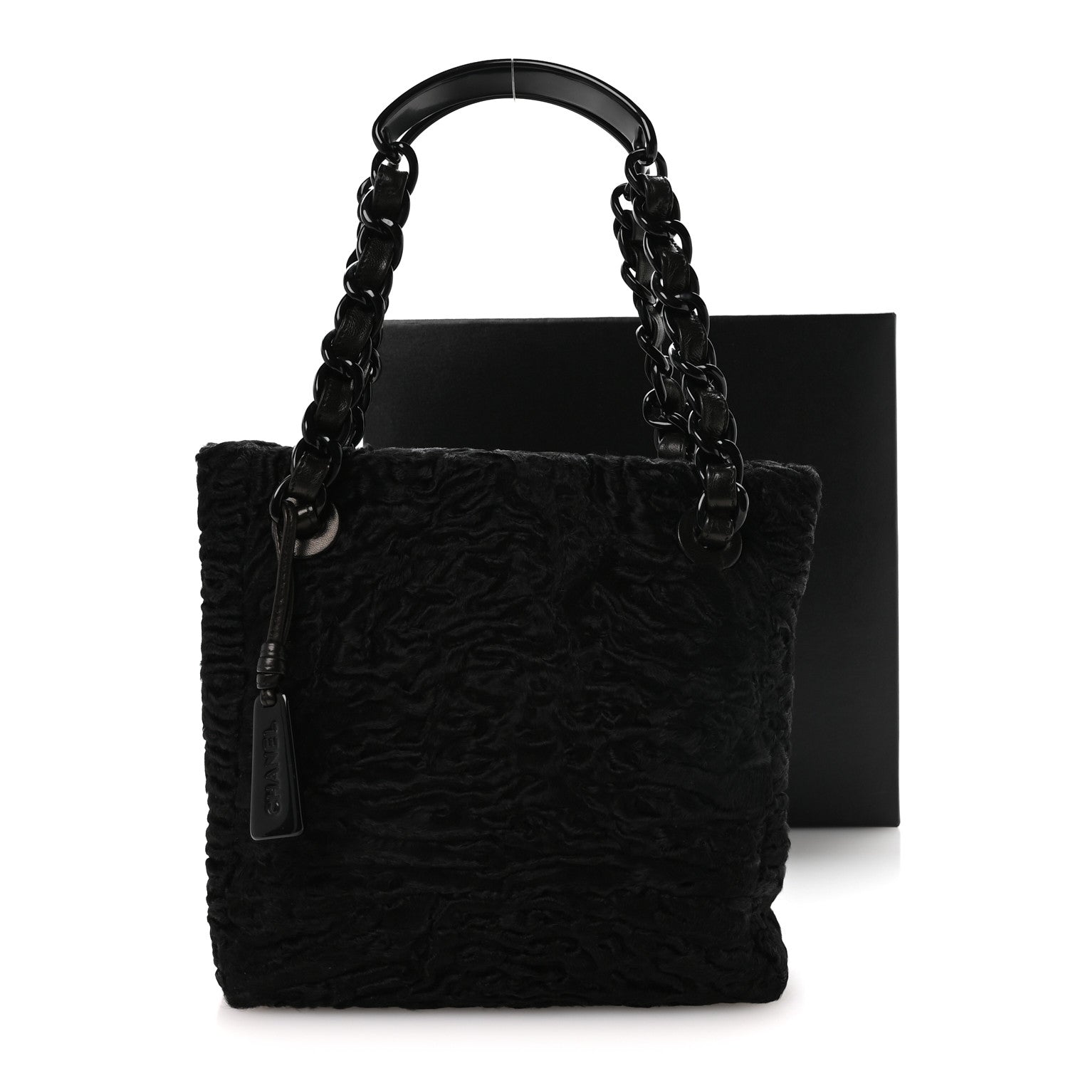 Chanel Persian Lamb Fur Tote Black 1861901 – FASHIONPHILE
