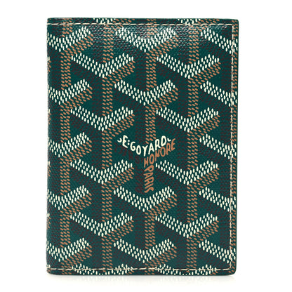 Goyard Goyardine Saint Marc Folding Card Case Green 1 of 9
