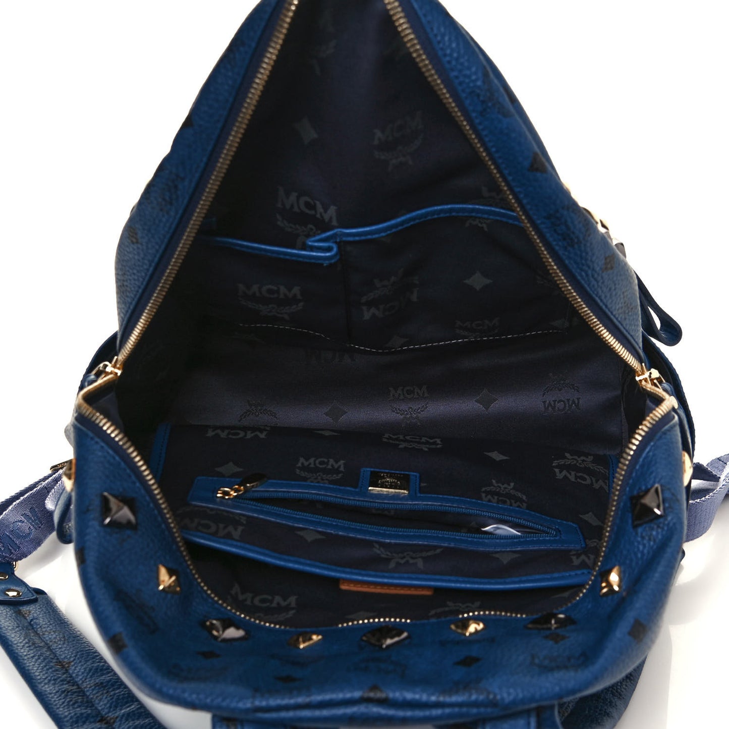 Visetos Studded Medium Stark M Backpack Munich Blue