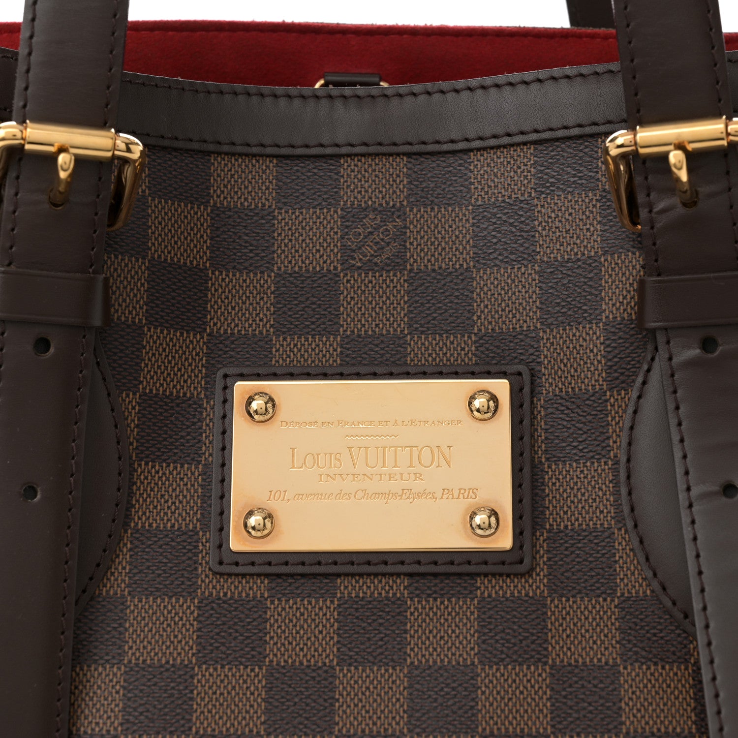 Louis Vuitton Damier Ebene Hampstead MM 7 of 11