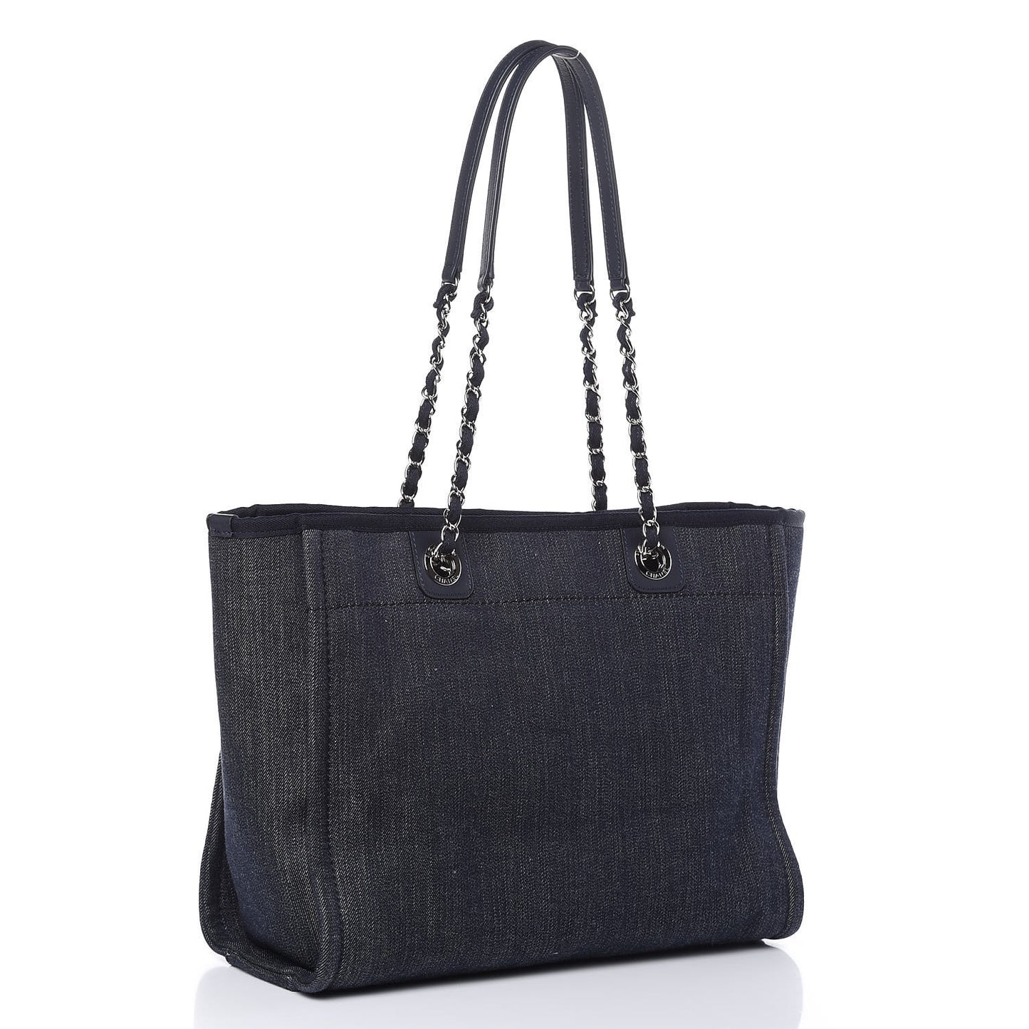 Denim Small Deauville Tote Dark Blue