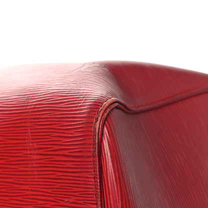 Louis Vuitton Epi Keepall 55 Castillan Red 9 of 12