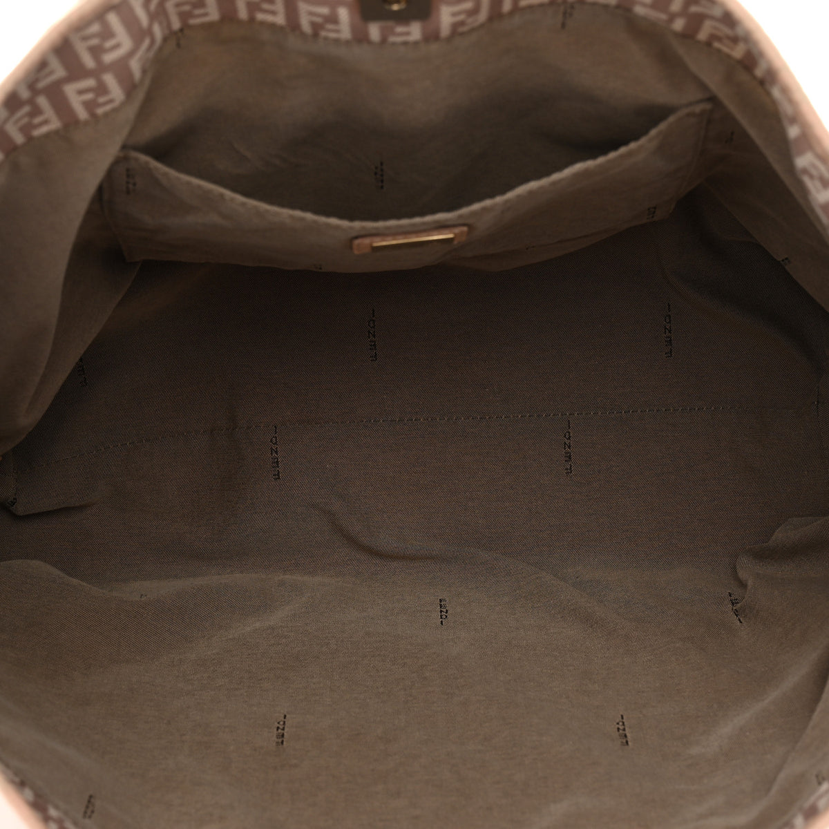 Fendi Zucchino Vitello Shopping Tote Cipria 5 of 14