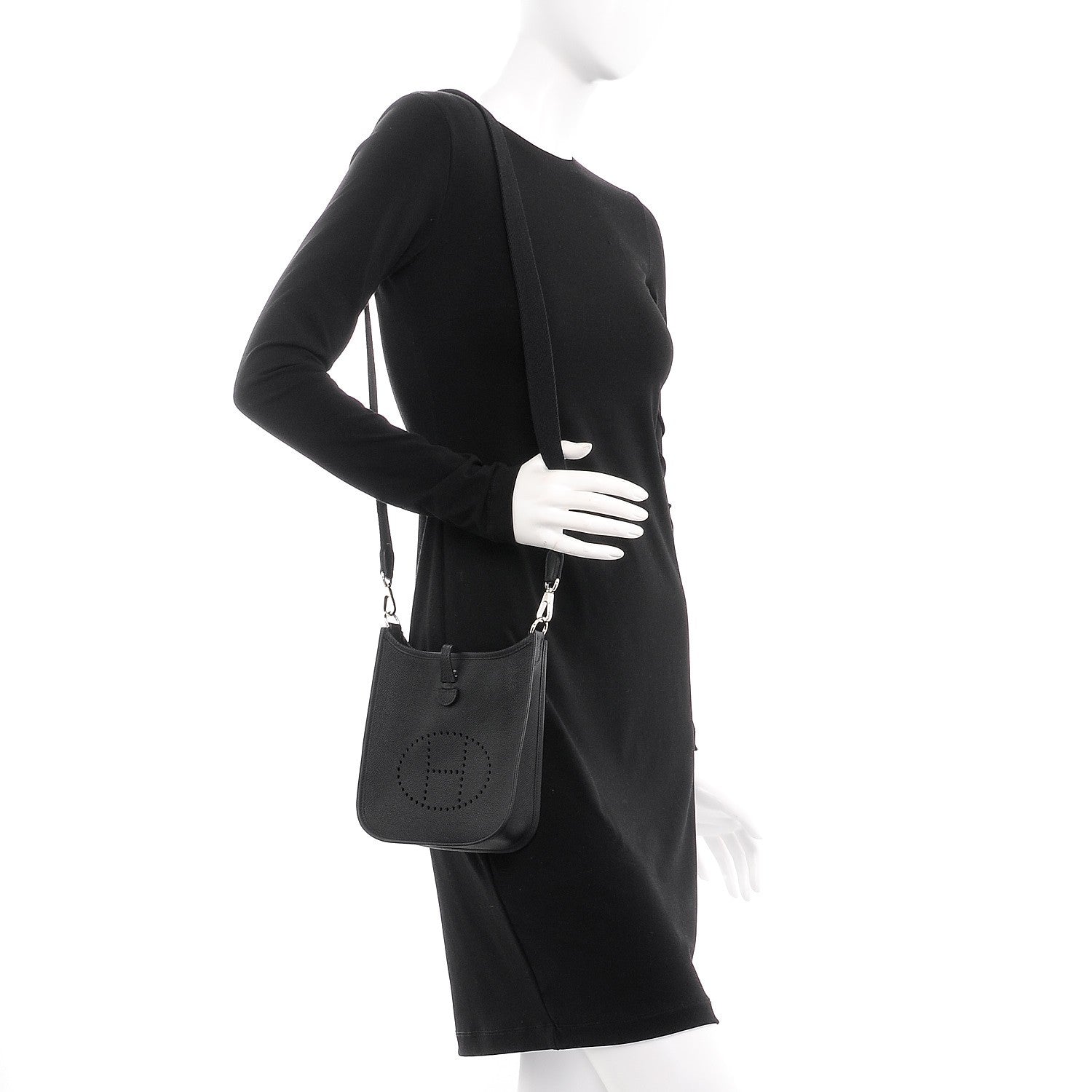 Hermes Epsom Evelyne TPM Black 2 of 8