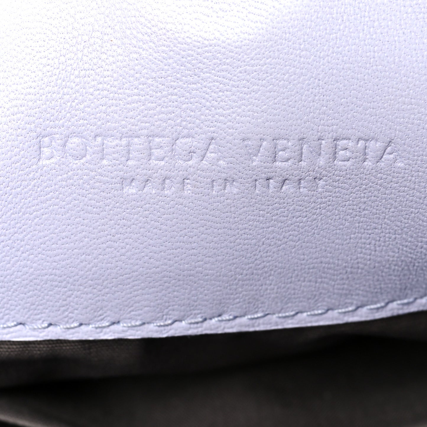 Nappa Intrecciato Parachute Bag Oyster Lilac