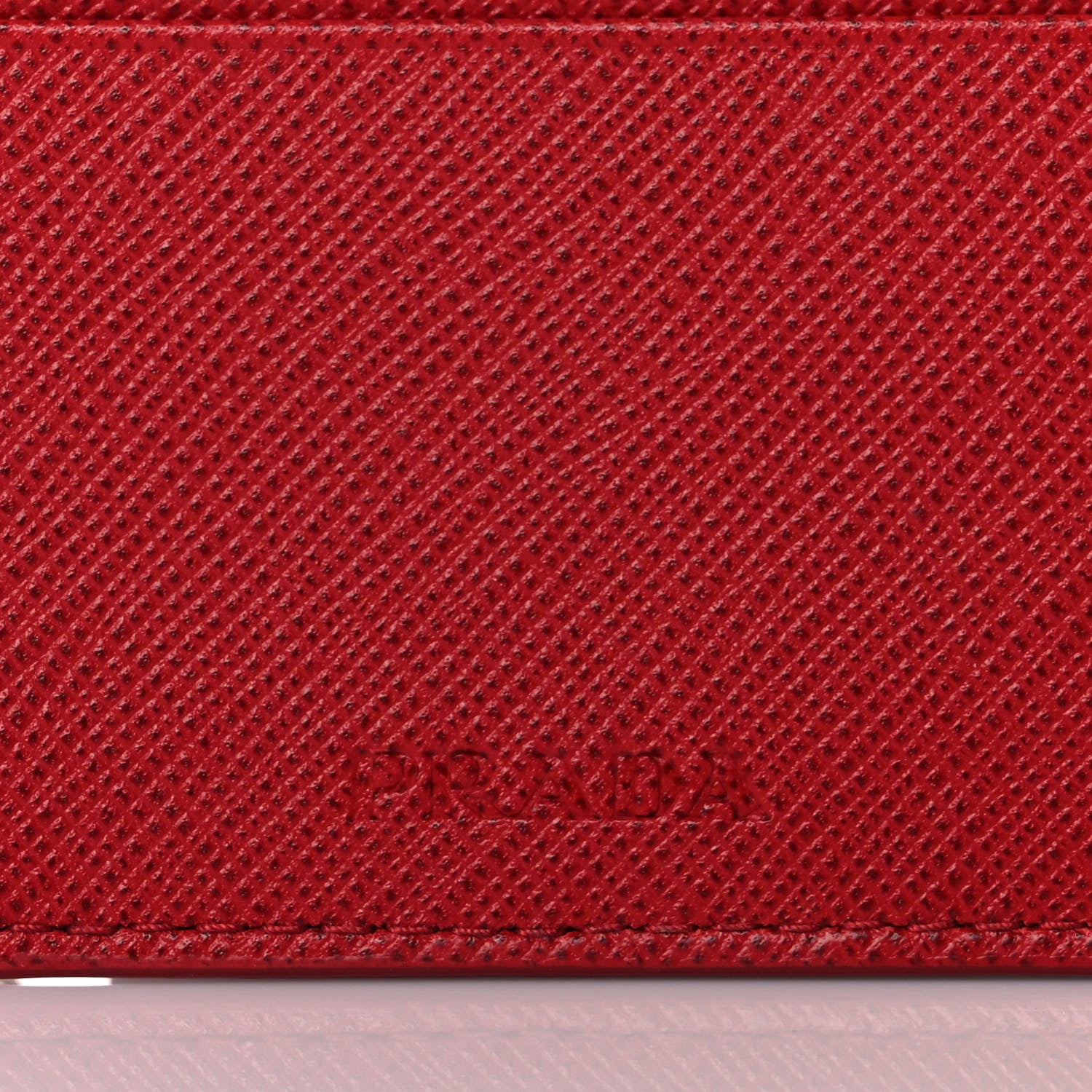 Prada Saffiano Cahier Continental Flap Travel Wallet Fuoco 9 of 12