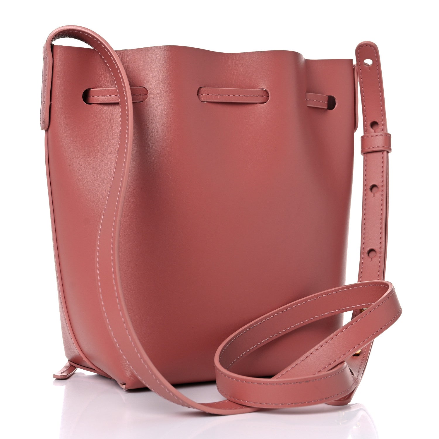 Mansur Gavriel Calfskin Mini Bucket Bag Blush 3 of 14