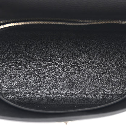 Hermes Togo Kelly Retourne 25 Black 5 of 10