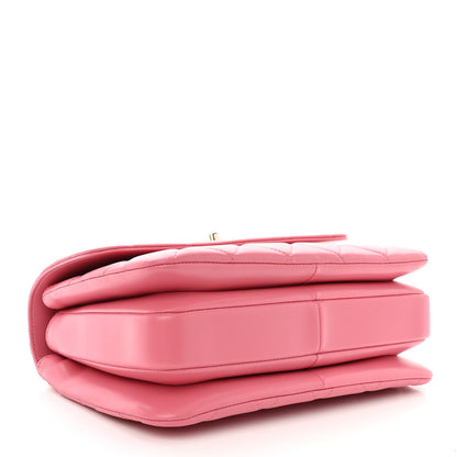 Chanel Lambskin Quilted Small Trendy CC Flap Dual Handle Bag Dark Pink 4 of 10