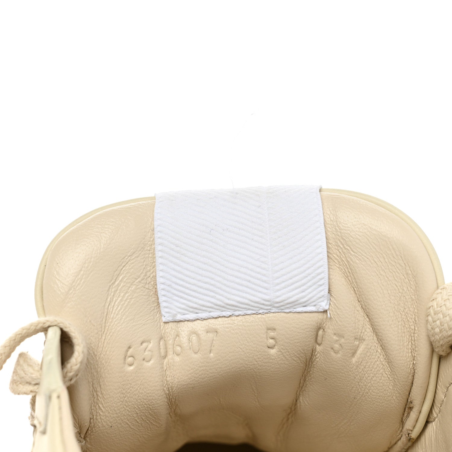Gucci Calfskin Mens Gucci Disk Rhyton Sneakers 5 Ivory Red 9 of 11