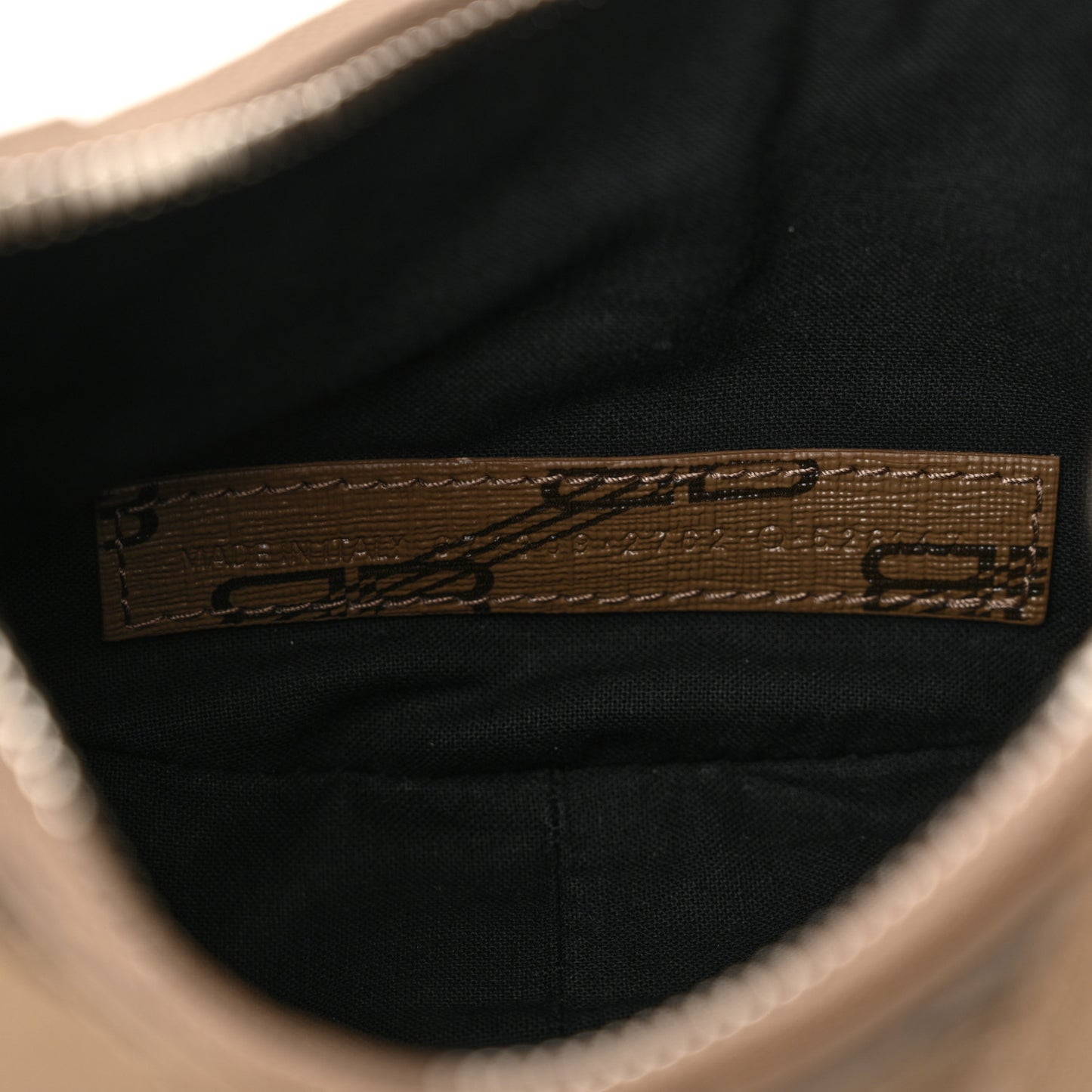 Coated Canvas BB Monogram Le Cagole Shoulder Bag XS Beige Brown