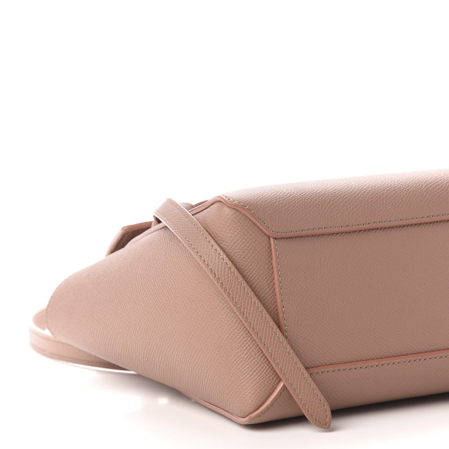 Grained Calfskin Nano Belt Bag Antique Rose