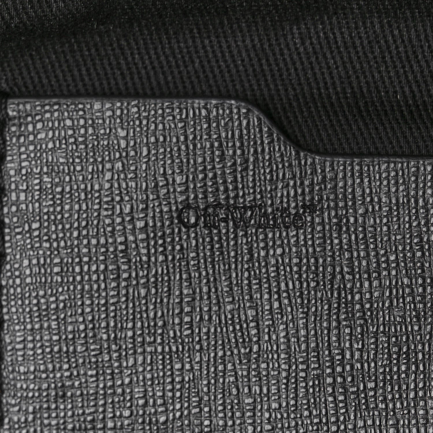 Off-White Canvas Logo Print Belt Bag Black 6 of 13