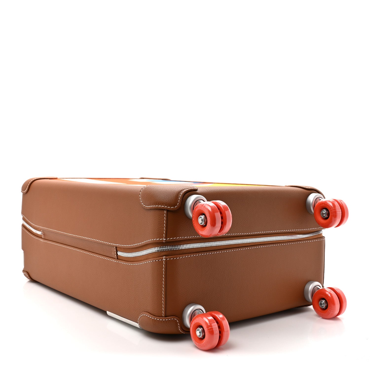 Hermes Canvas Taurillon Regate RMS Rolling Trolley Luggage Multicolor 3 of 8