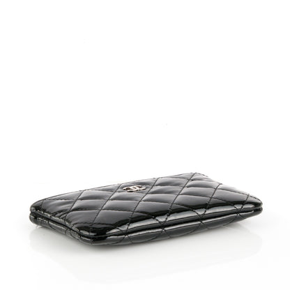 Chanel Patent Quilted Small Cosmetic Case Black 4 of 7