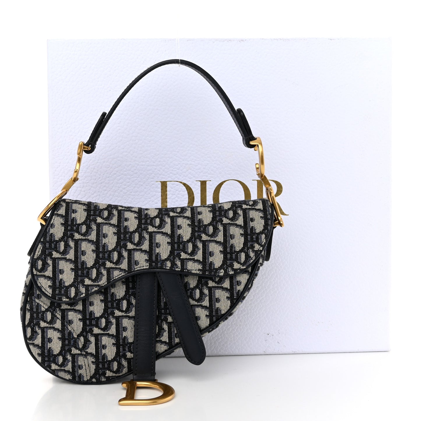 Oblique Mini Saddle Bag Blue