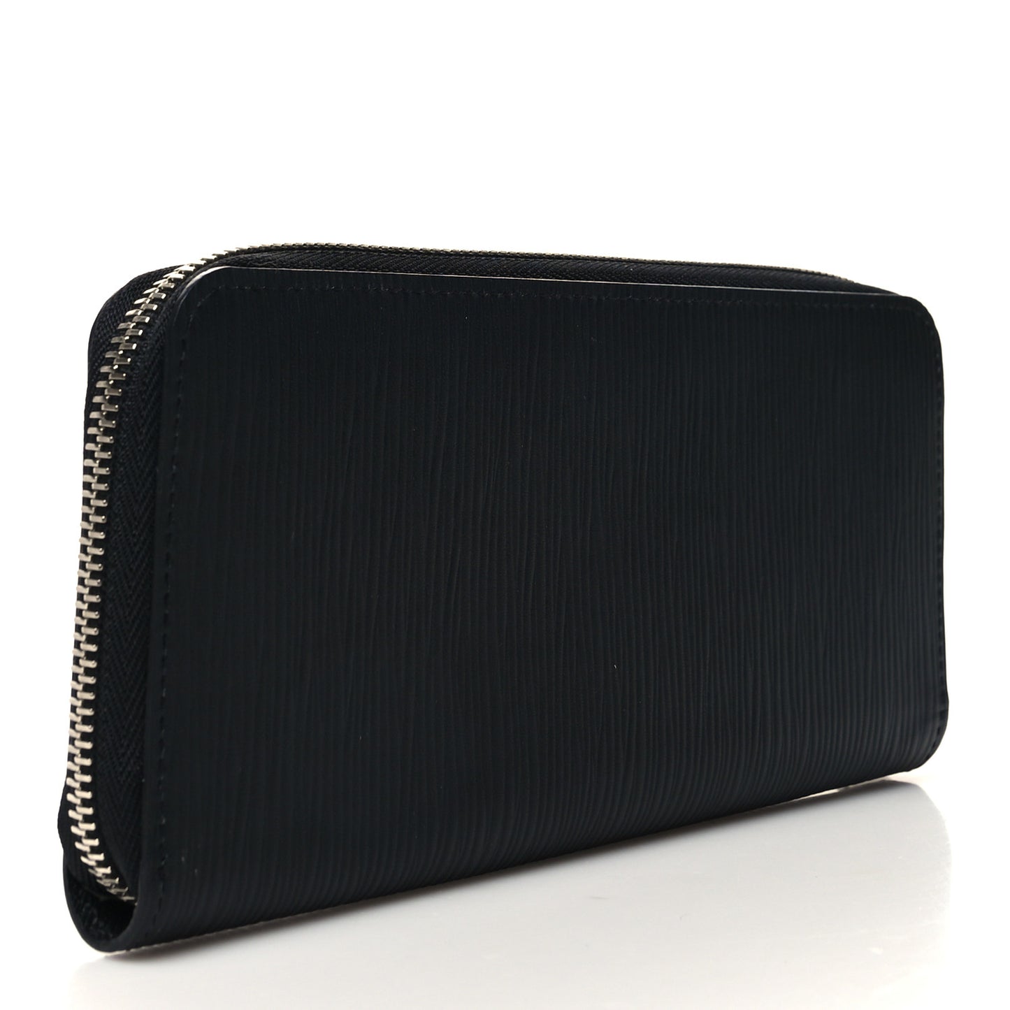 Epi Zippy Vertical Wallet Black