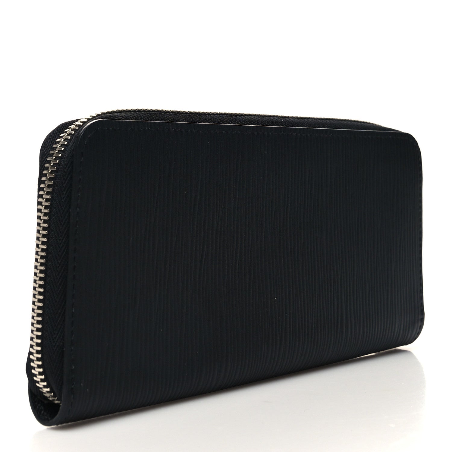 Louis Vuitton Epi Zippy Vertical Wallet Black 3 of 8