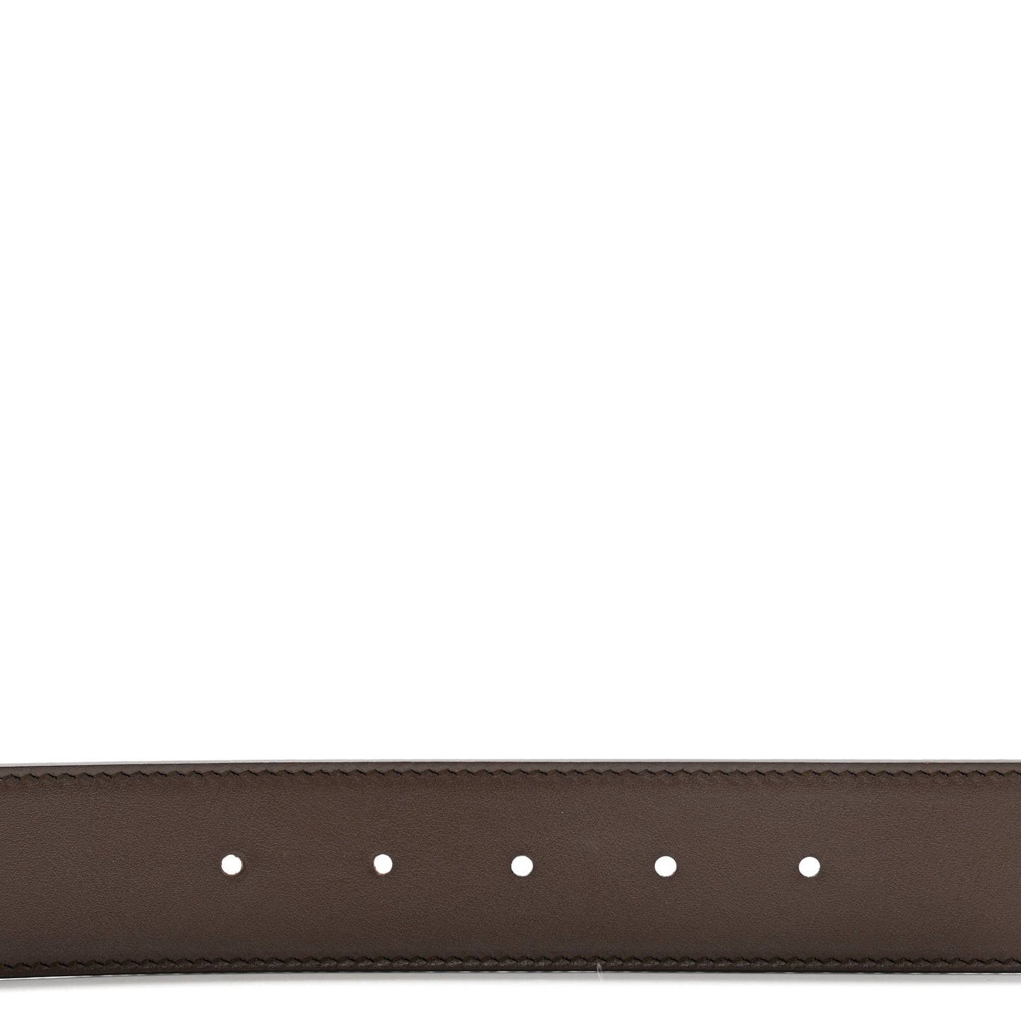 GG Supreme Monogram Plutone Calfskin Double G Reversible 37mm Belt 120 48 Beige Ebony New Acero