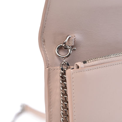 Saint Laurent Smooth Calfskin Classic Monogram Kate Tassel Chain Wallet Marble Pink 15 of 17