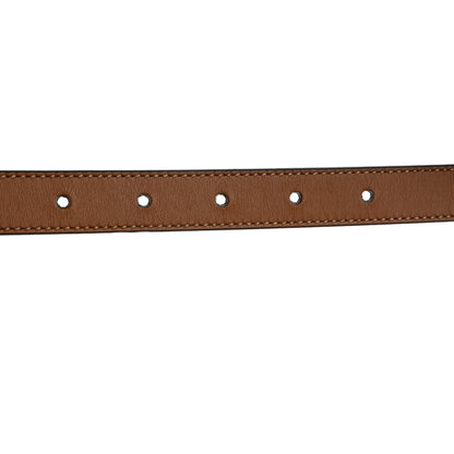 Gucci Moon Calfskin Double G 20mm Belt 80 32 Natural Tan 3 of 6