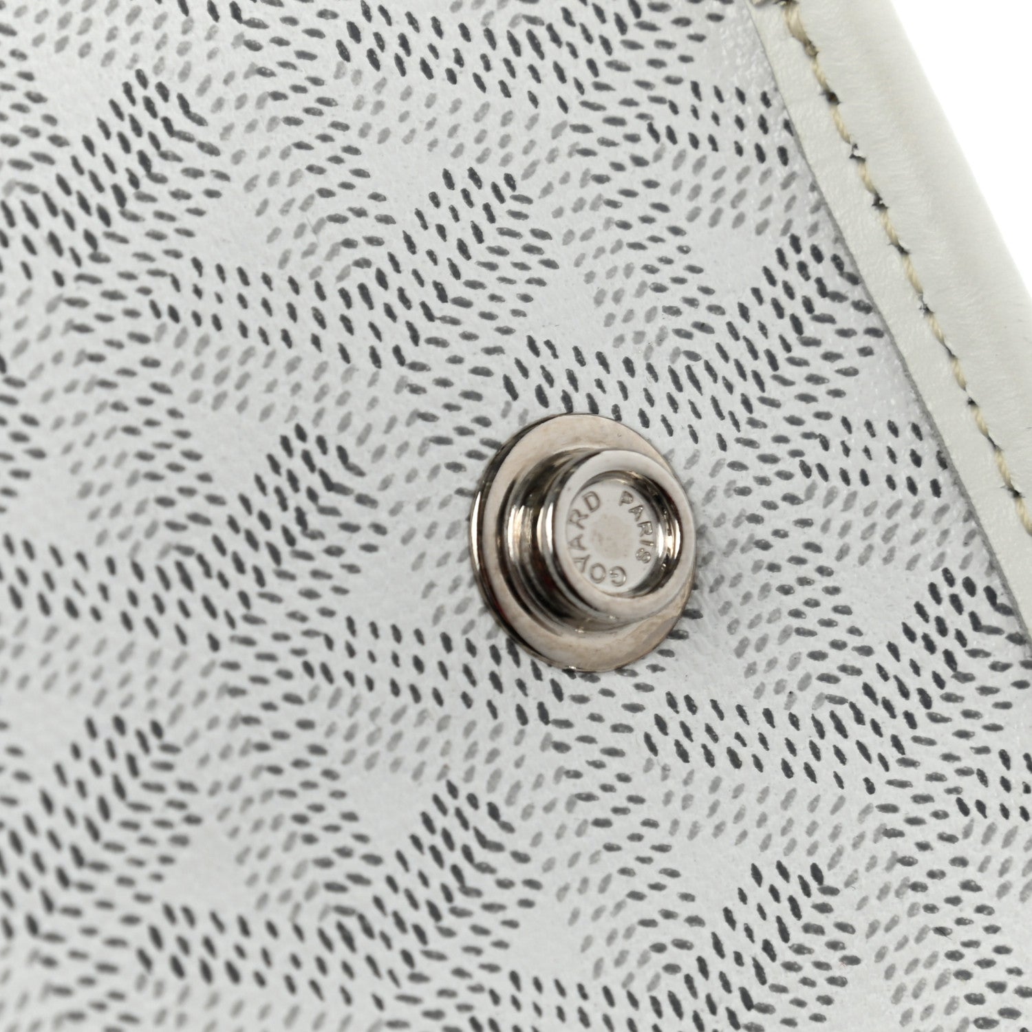 Goyard Goyardine Caravelle 50 Folding Suitcase White 11 of 14