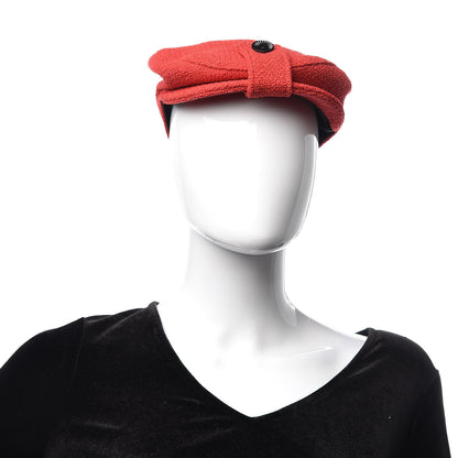 Chanel Wool Medium Hat M Red 2 of 8