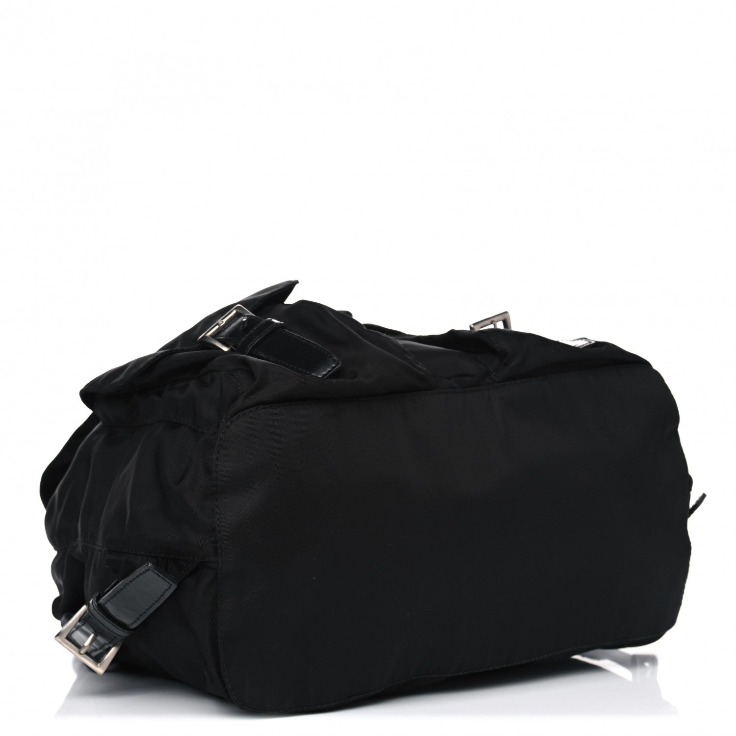Prada Nylon Vela Medium Backpack Black 3 of 4
