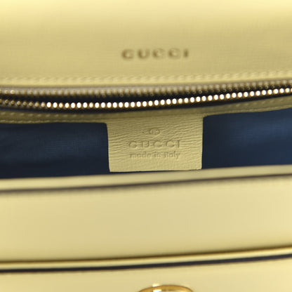 Gucci Textured Calfskin Small Torchon GG Ring Shoulder Bag Butter 8 of 11