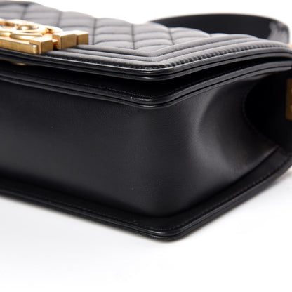 Chanel Calfskin Quilted Small Boy Flap Black 7 of 10