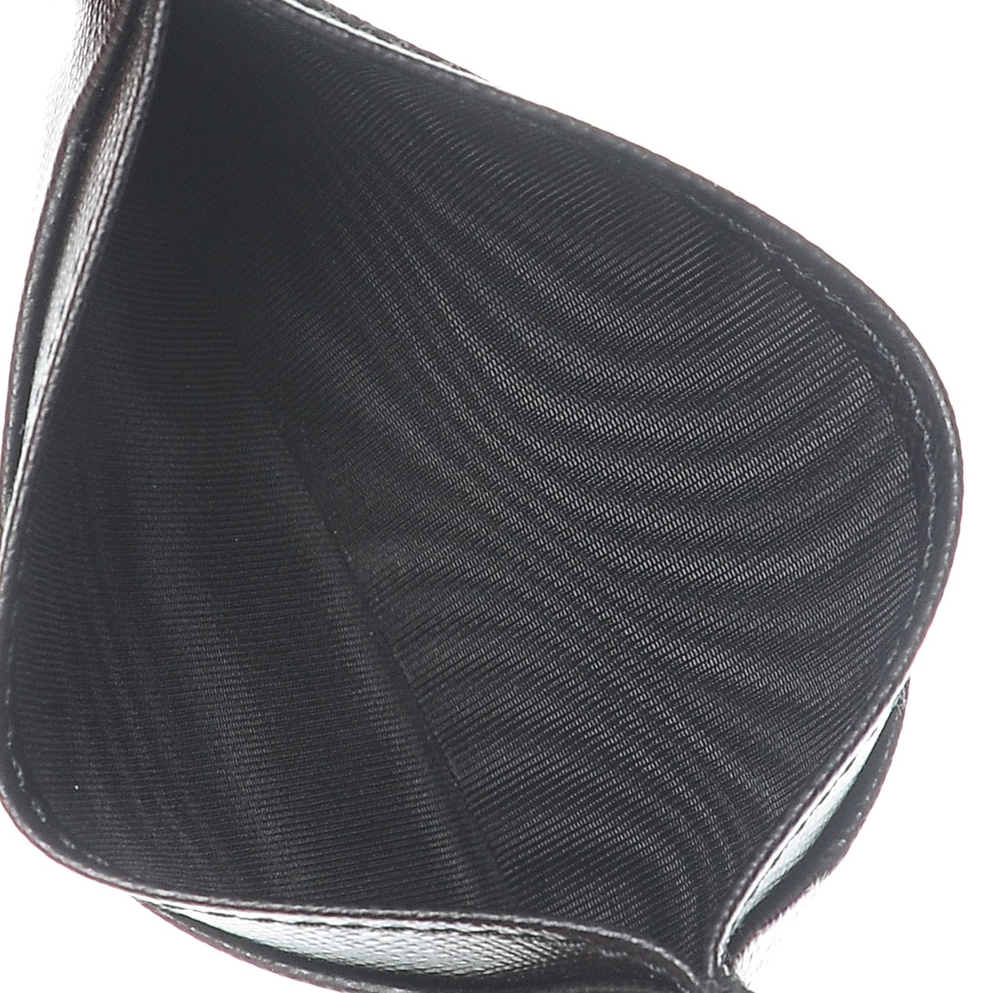 Saffiano Metal Card Case Black