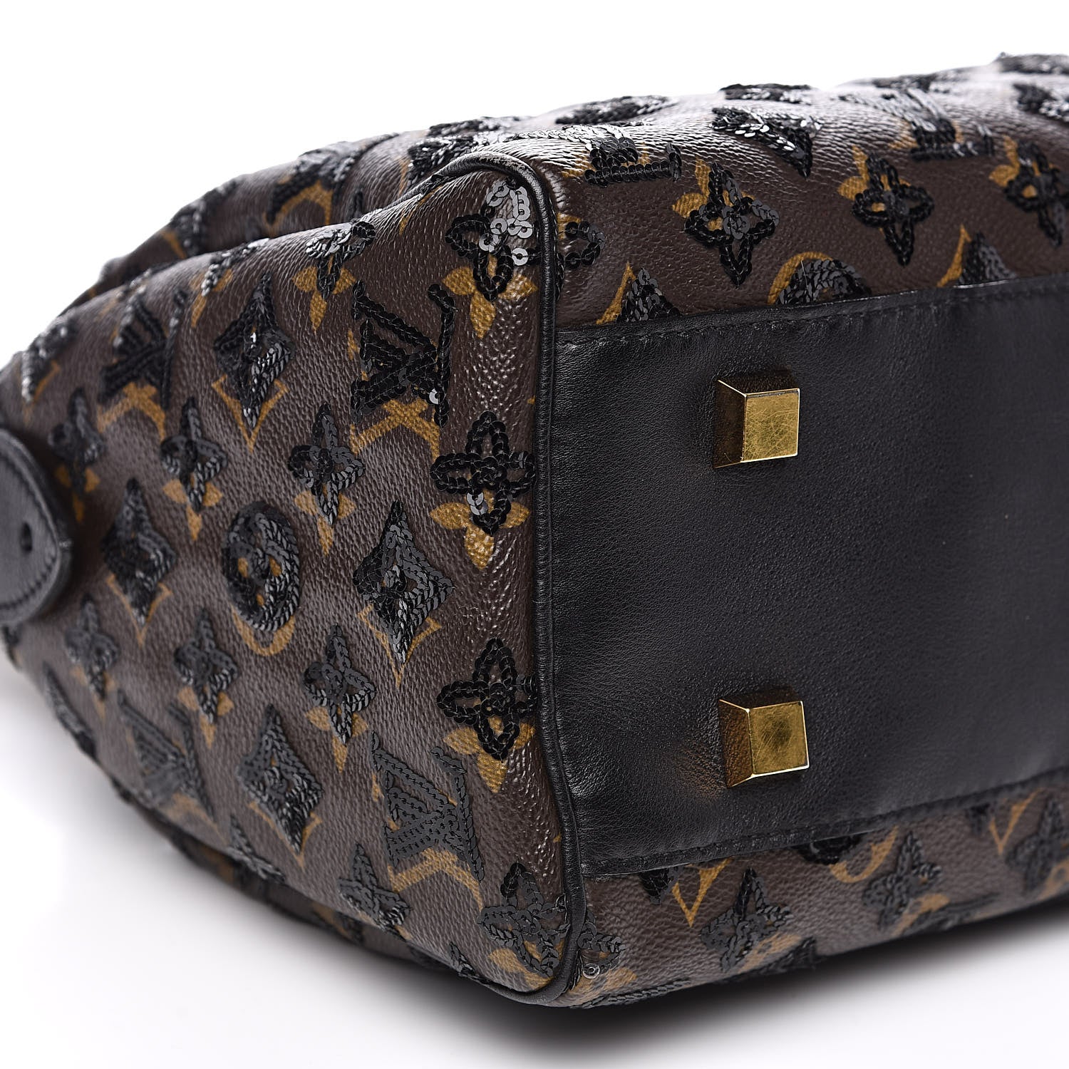 Louis Vuitton Monogram Sequins Eclipse Speedy 28 Black 8 of 13