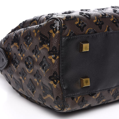 Louis Vuitton Monogram Sequins Eclipse Speedy 28 Black 8 of 13