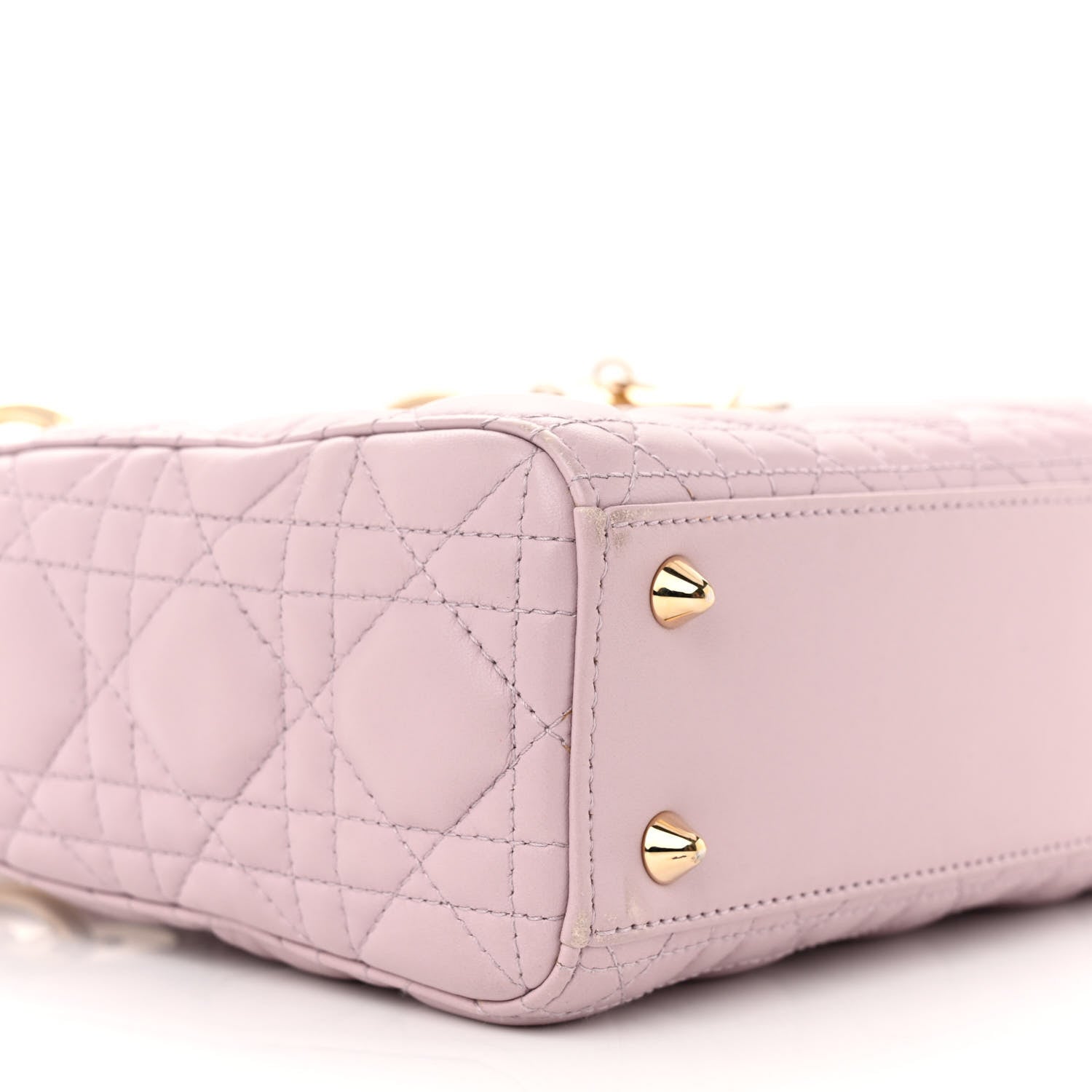 Christian Dior Lambskin Cannage Small My ABCDior Lady Dior Light Pink 9 of 12