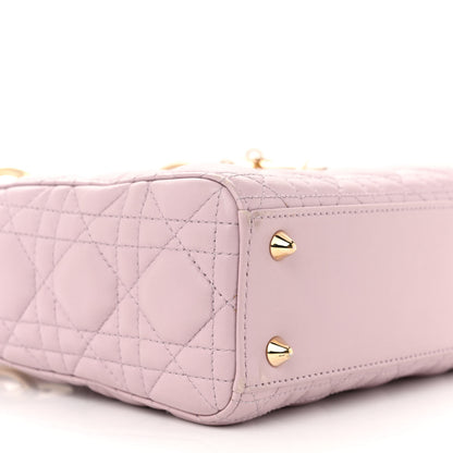 Christian Dior Lambskin Cannage Small My ABCDior Lady Dior Light Pink 9 of 12
